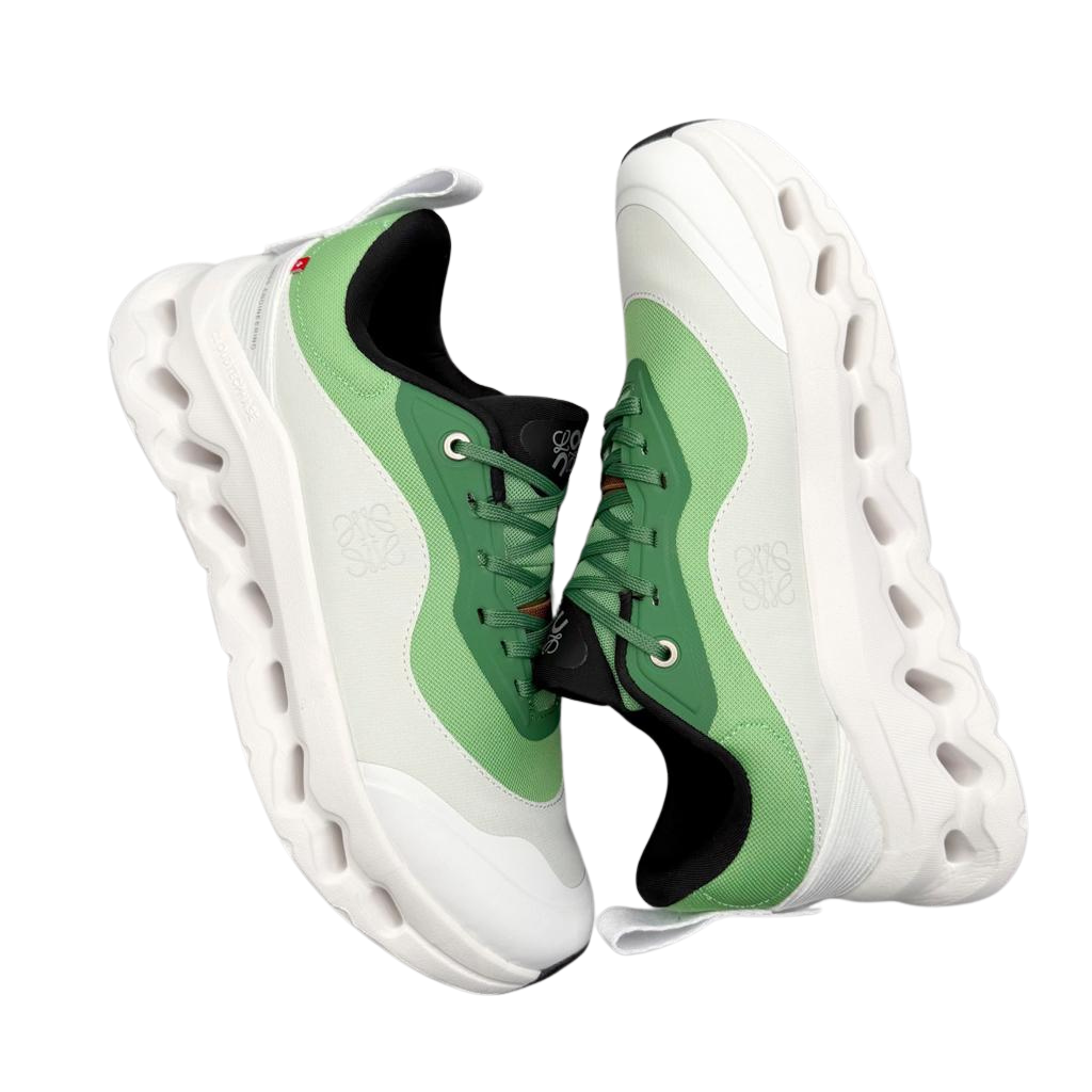 On Cloud x Loewe White/Green Shoes