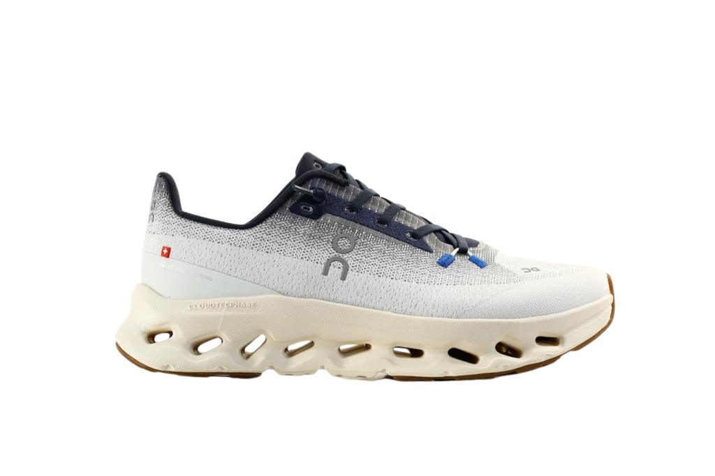 On Cloud Blue/Beige/White Shoes