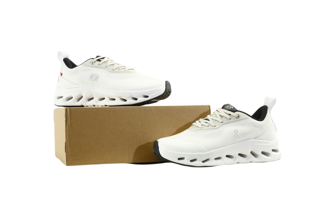On Cloud x Loewe White Shoes