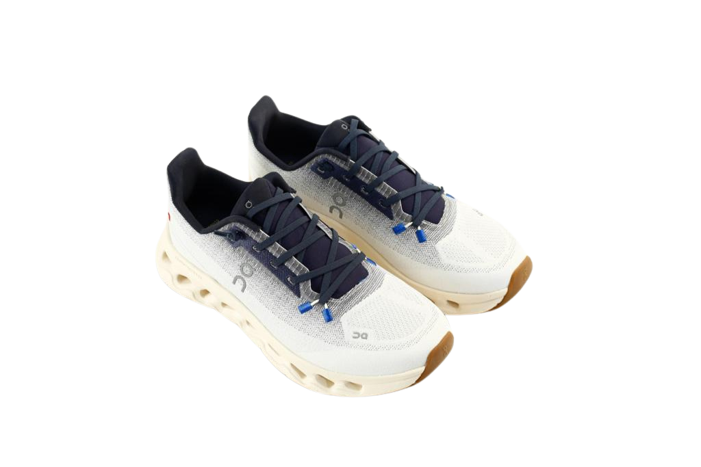 On Cloud Blue/Beige/White Shoes