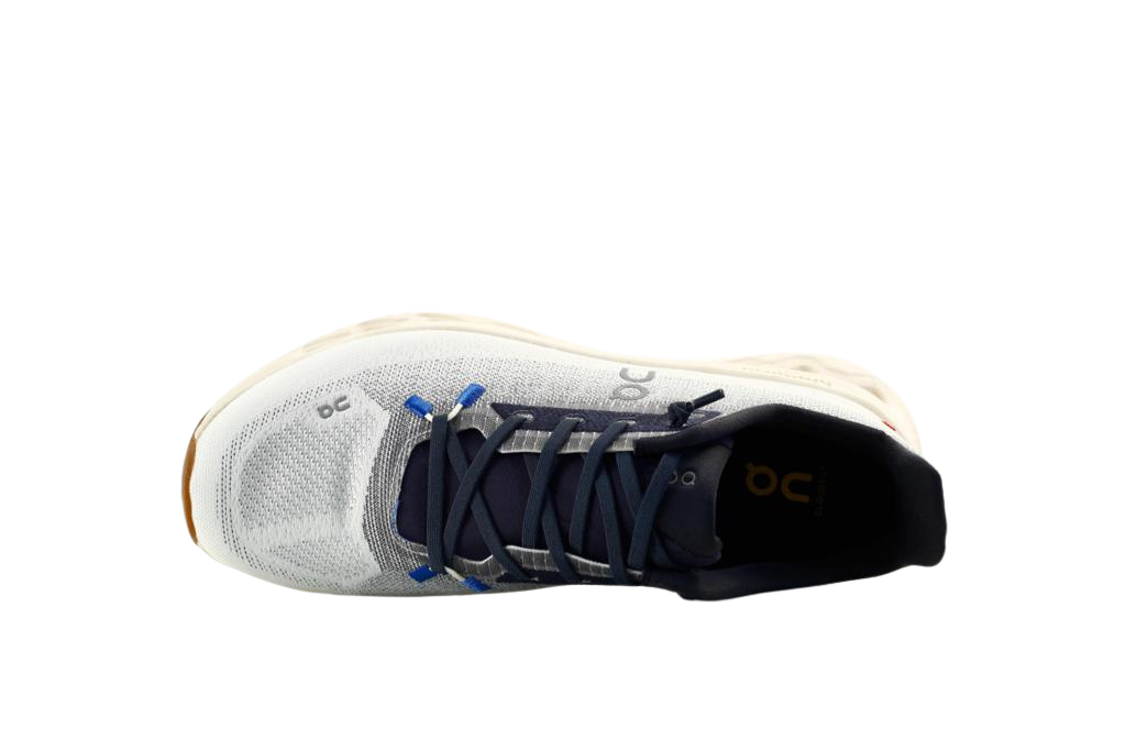 On Cloud Blue/Beige/White Shoes