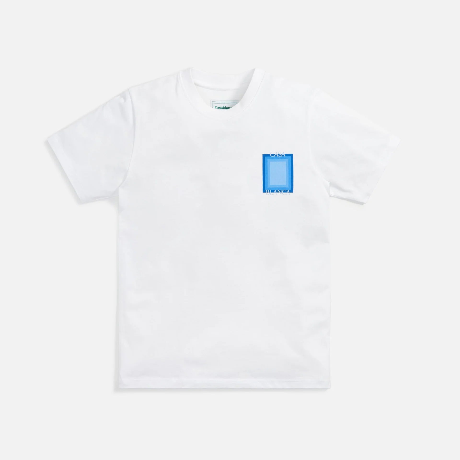 Casablanca T-shirt Blue Rectangle