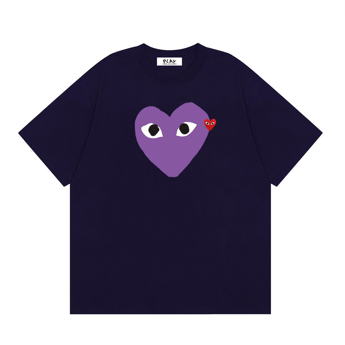 Comme Des Garçons Purple Heart T-shirt