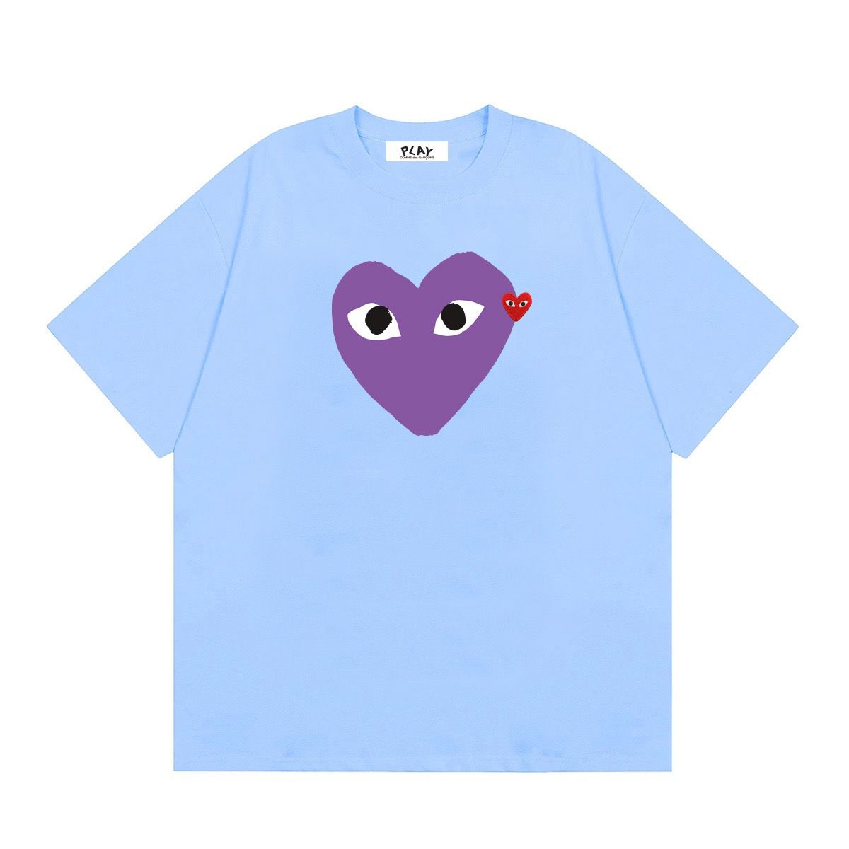 Comme Des Garçons Purple Heart T-shirt