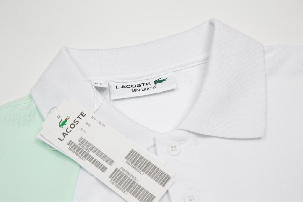 Lacoste Green/Black/White Polo