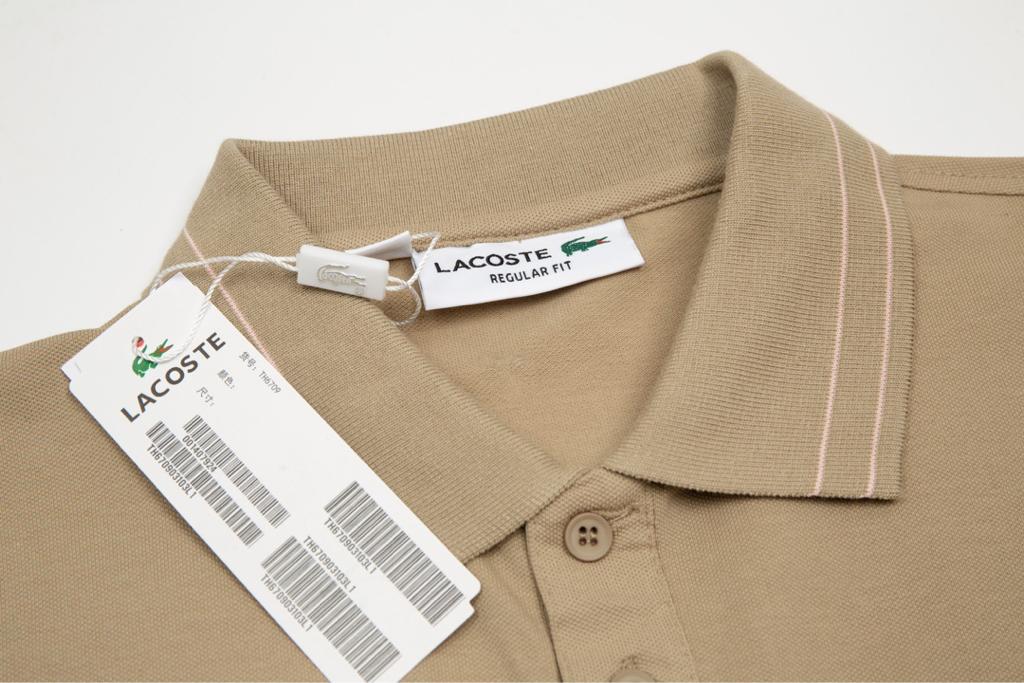 Lacoste Brown/Pink Polo