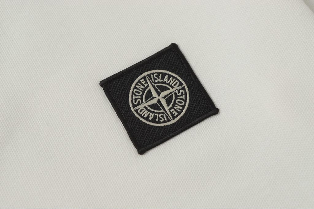 Stone Island White Polo