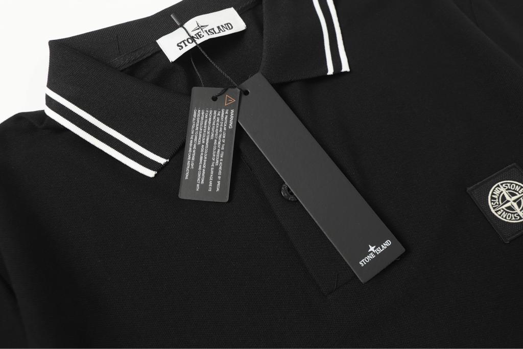 Stone Island Black/White Polo