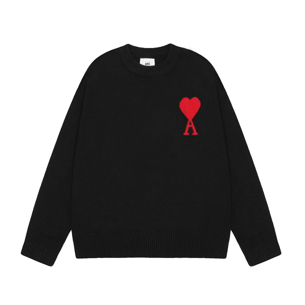 Ami Paris Black Sweater