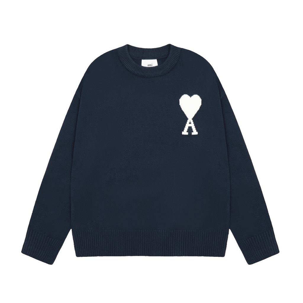 Ami Paris Blue Sweater