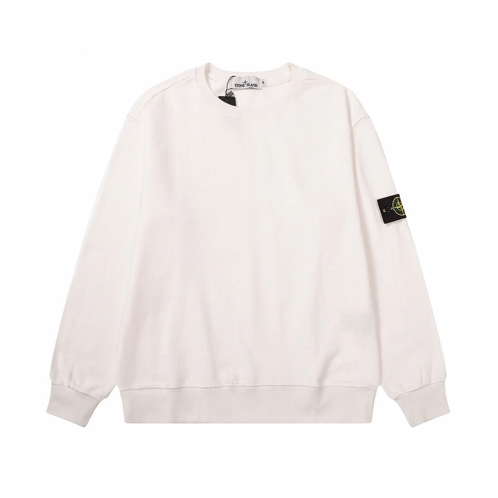 Stone Island White Sweater