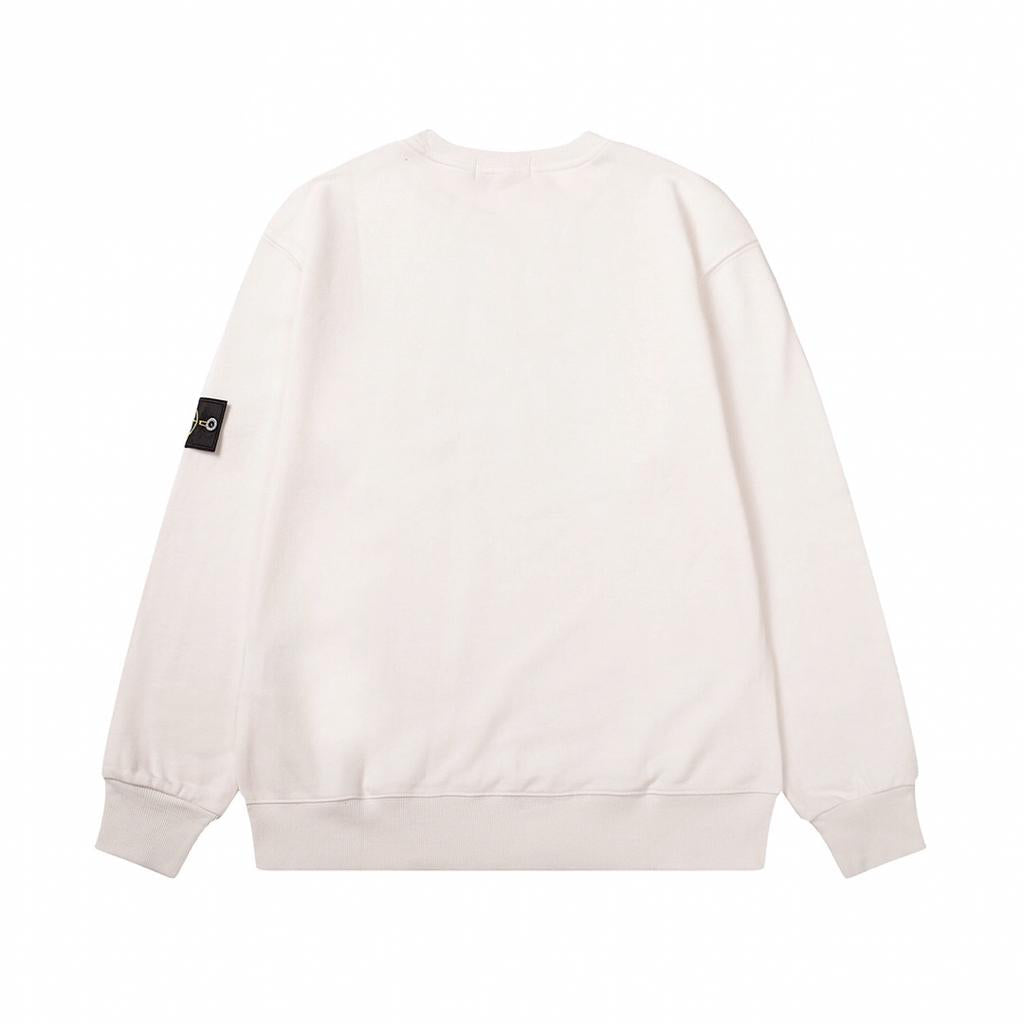 Stone Island White Sweater