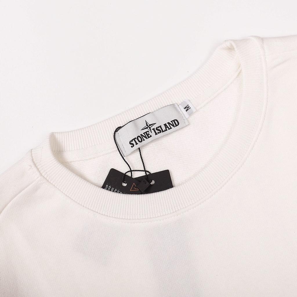 Stone Island White Sweater