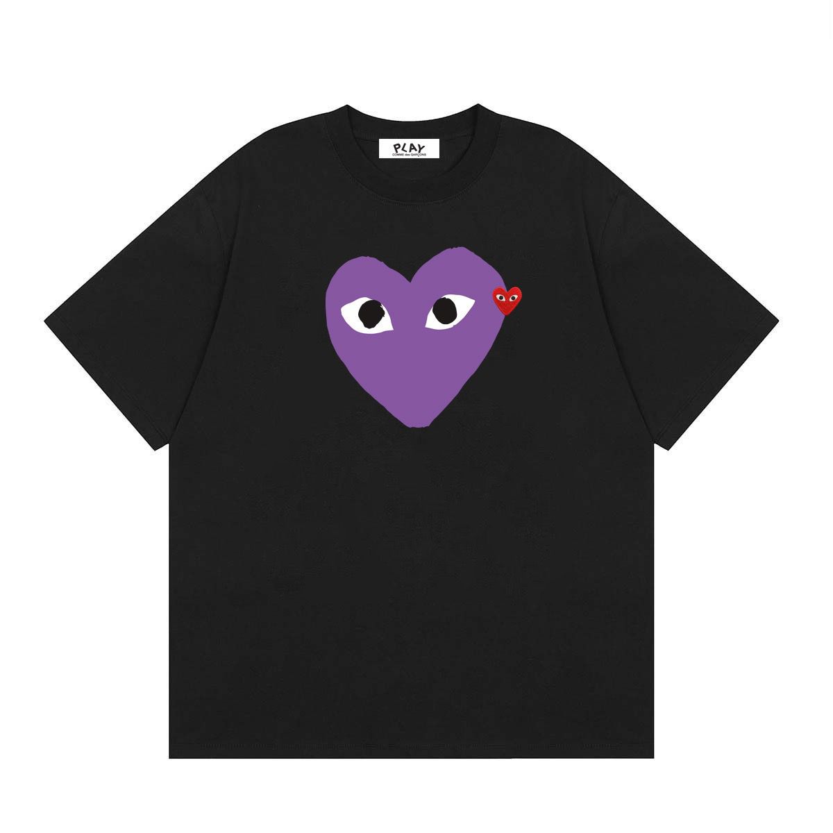 Comme Des Garçons Purple Heart T-shirt