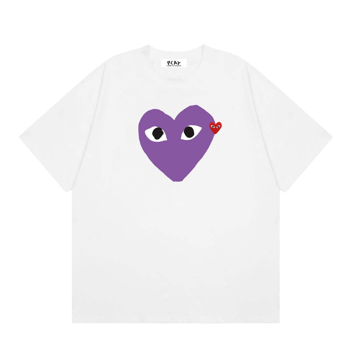 Comme Des Garçons Purple Heart T-shirt