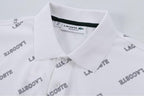 Lacoste Pattern White Polo
