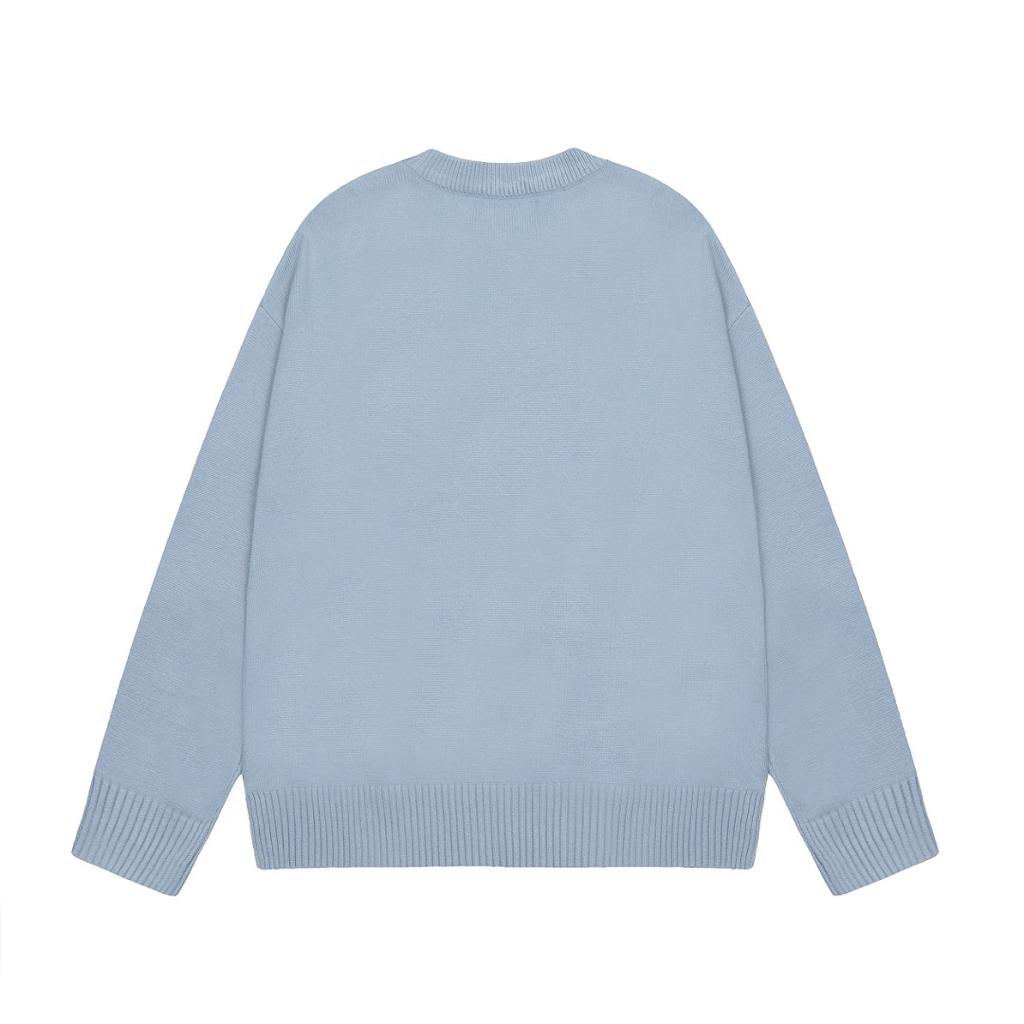 Ami Paris Light Blue Sweater