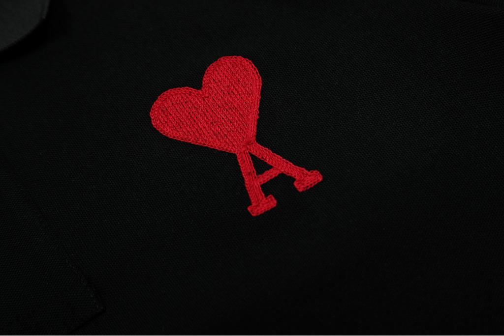 Ami Paris Black Polo