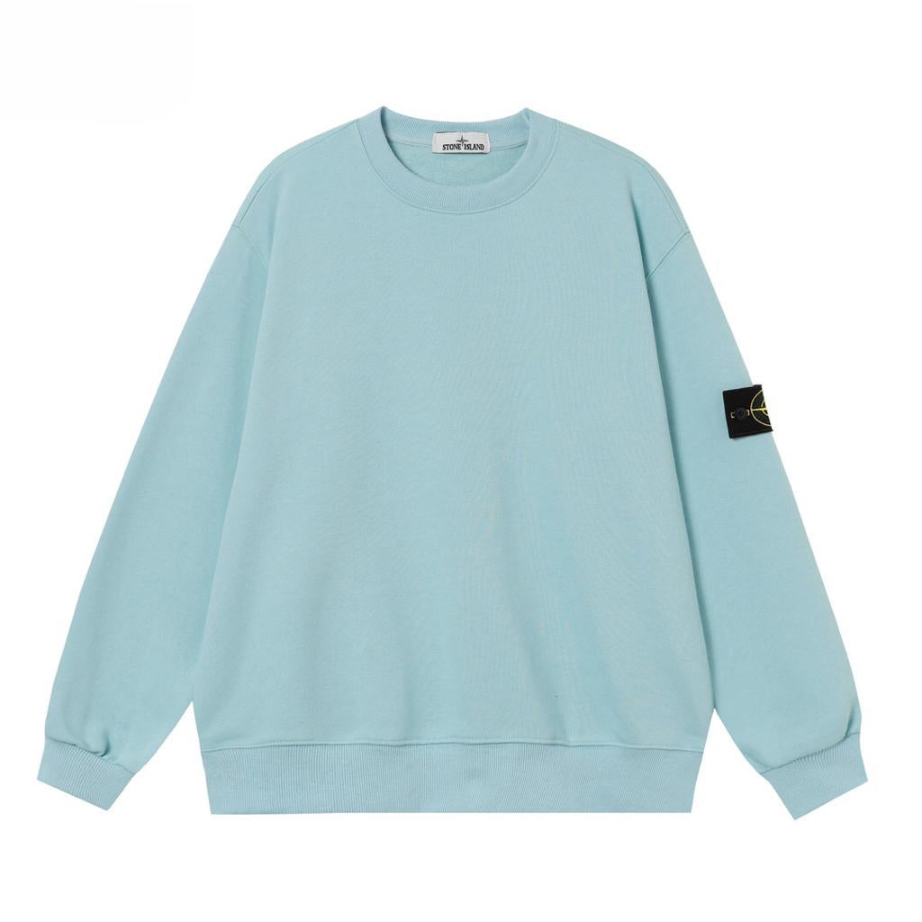 Stone Island Light Blue Sweater