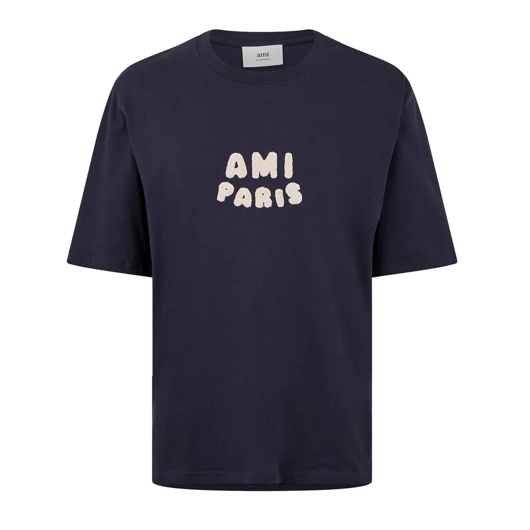 Ami Paris Dark Blue T-Shirt